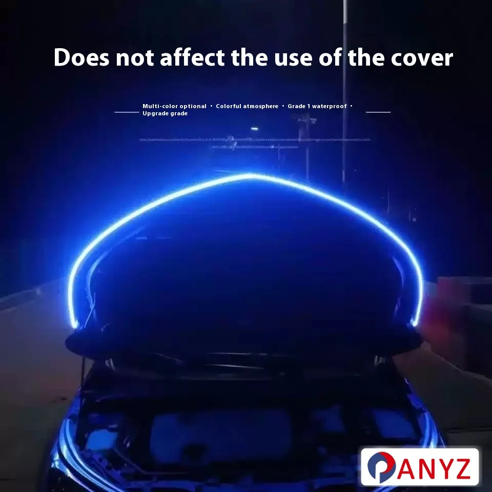 DRL Car Hood Guide LED Strip FOR Mazda 3 8 6 2 cx 9 CX-5 CX-30 EZ-6 LED Daytime Running Light Scan Starting Lamp 12V - Image 2