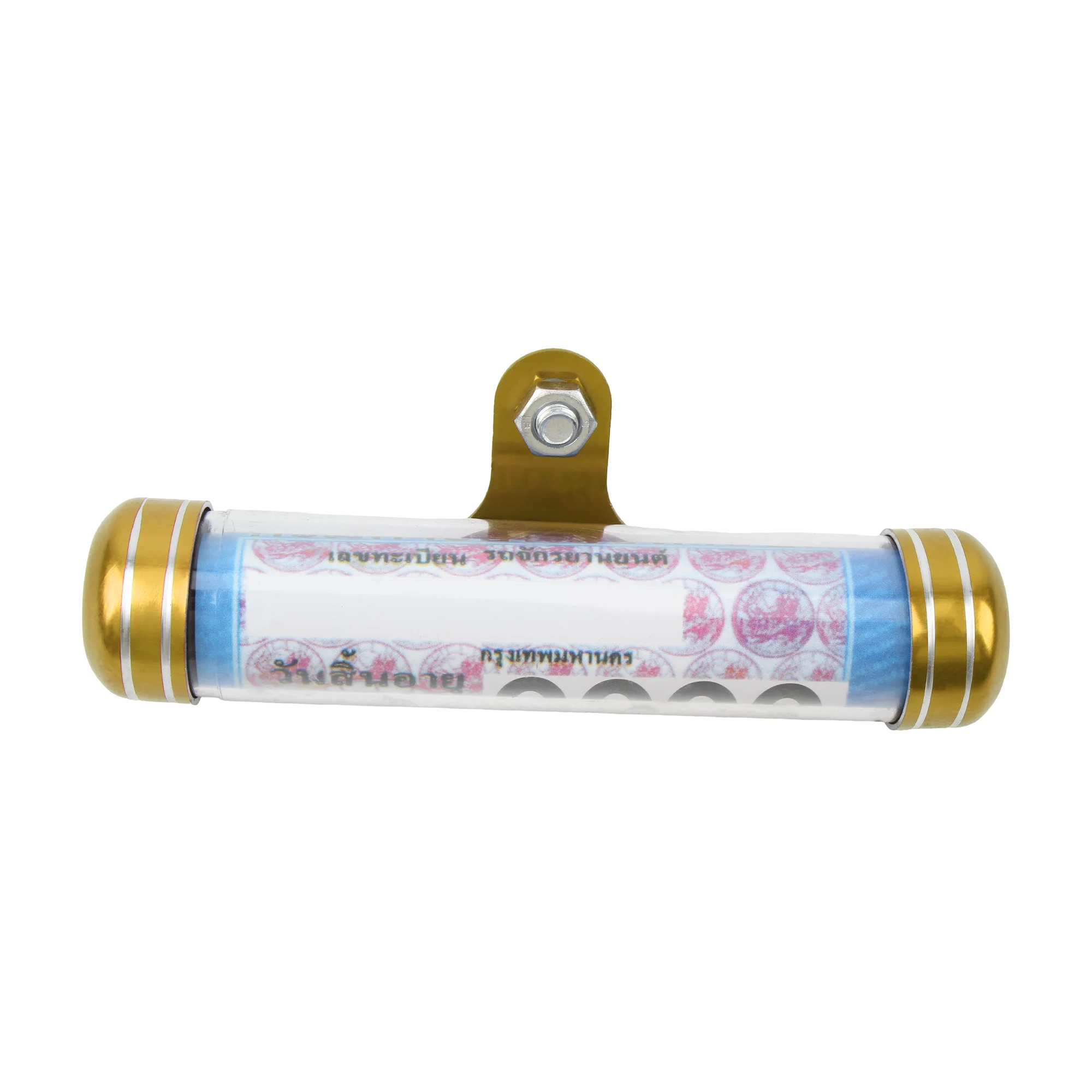 Motorcycle Universal Tax Disc Tube Holder Cylindrical Holder Detachable Frame Accessories