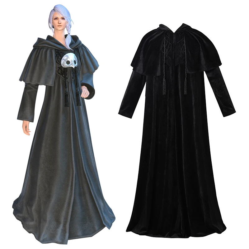 

FINAL FANTASY XIV: Endwalker FFXIV FF14 Ancient Emet-Selch Hythlodaeus Sophist's Robe Cosplay Costume F018