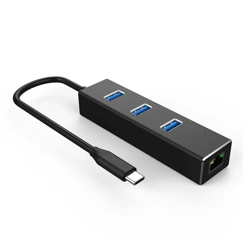 

USB C HUB 3.0 Type-A 3,0 Gigabit RJ45 Multi Splitter Adapter OTG для Lenovo Pro 13, компьютерные аксессуары для ПК