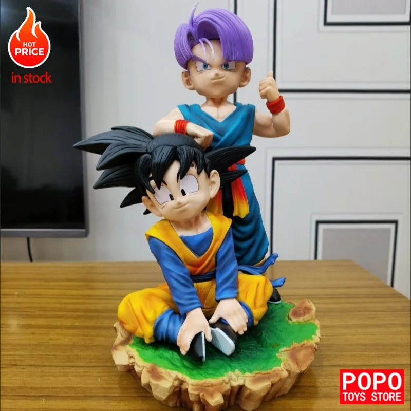 En Stock Dragon Ball Z Son Goten Trunks figura Super Saiyan figuras de acción colección de estatuas de Pvc modelo juguetes regalo de cumpleaños
