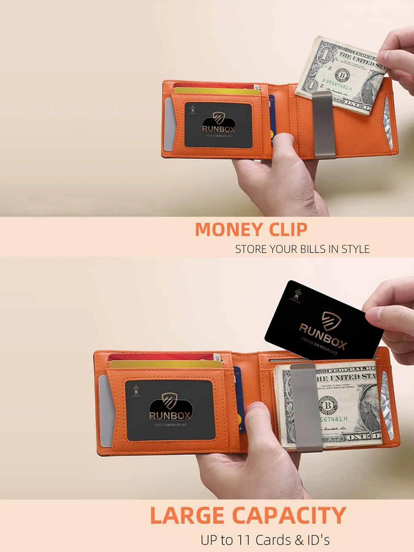 New 12-card ultra-thin multi-function card bag Business vertical anti-theft RFID card wallet for men microfiber leather