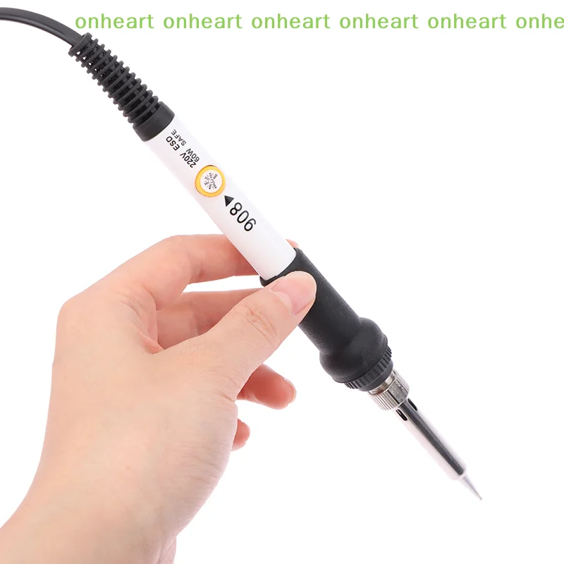 

[C]200℃-450℃ Temperature Adjustable Electric Soldering Iron 220v 60w Constant Temperature US/EU Standard Plug Repair Tool