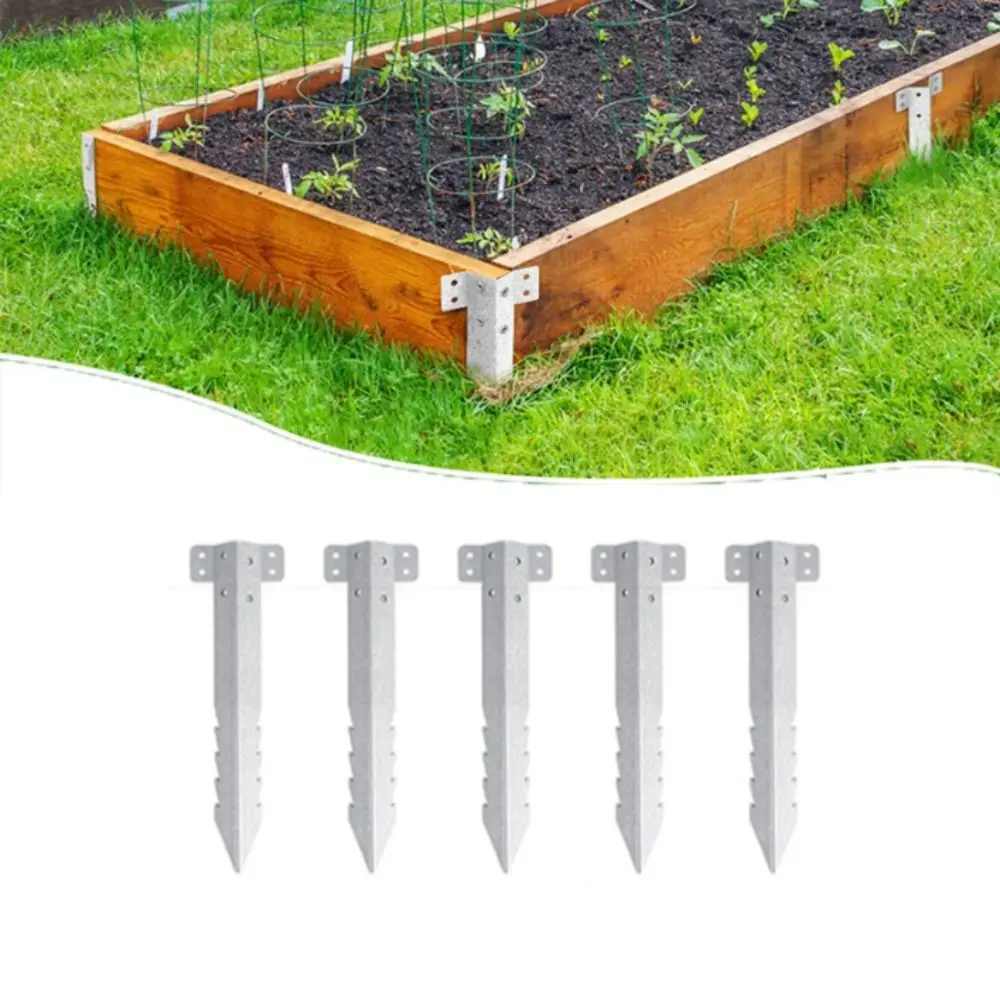 

Steel Construction Railway Sleeper Bracket Heavy Duty Metal Material Post Bracket Small Size Serrated Design