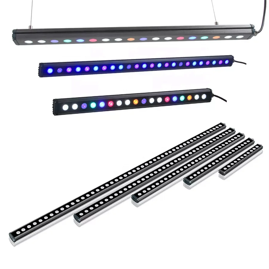 Reef LED Aquarium Light 2ft 3ft 4ft 5ft 6ft Dimmable Aquarium LED light for Coral Reef Fish Sky Blue