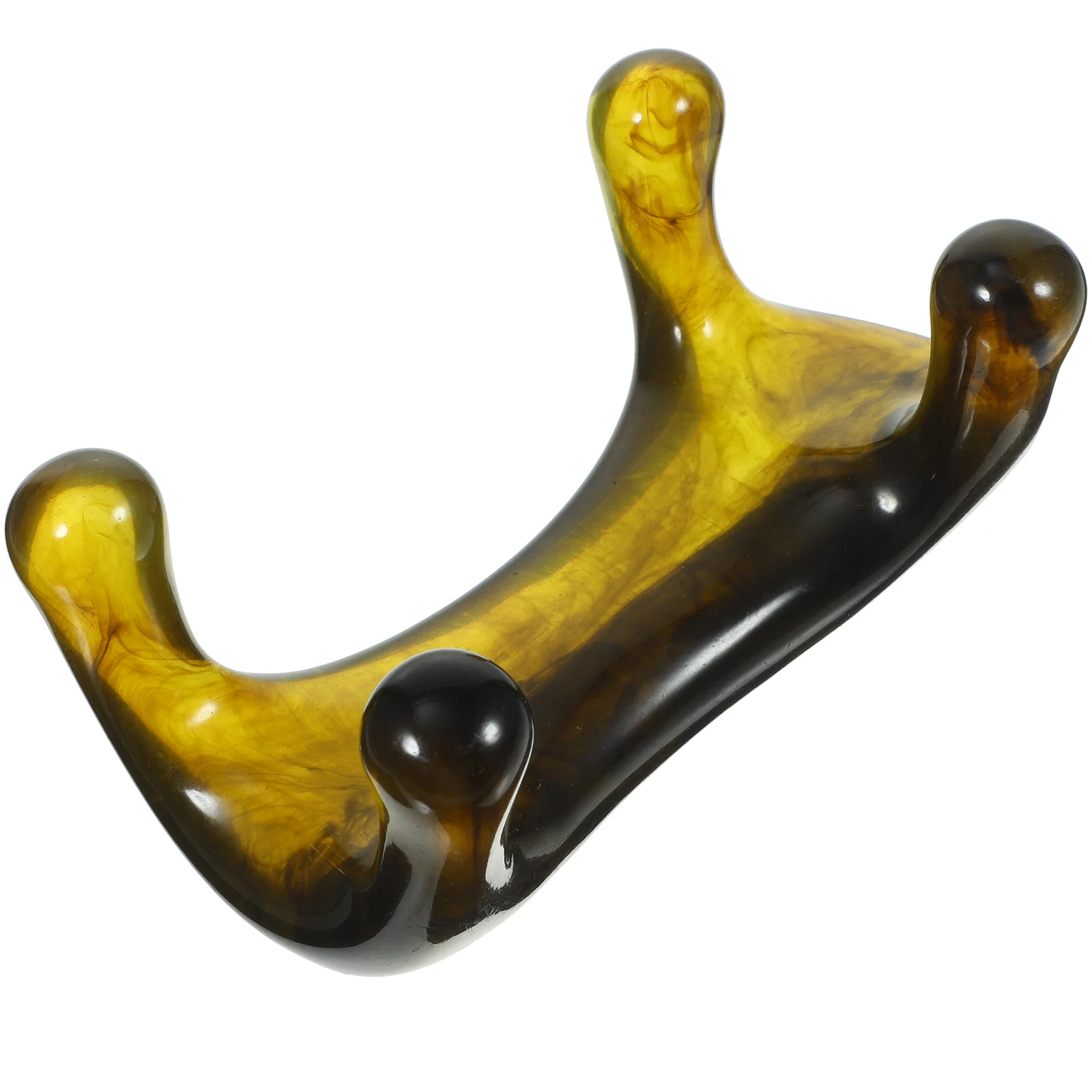 أداة تدليك الجسم المحمولة من الراتنج للوجه والرقبة والكتف والظهر وقابلة لإعادة الاستخدام وتصميم مريح وناعم