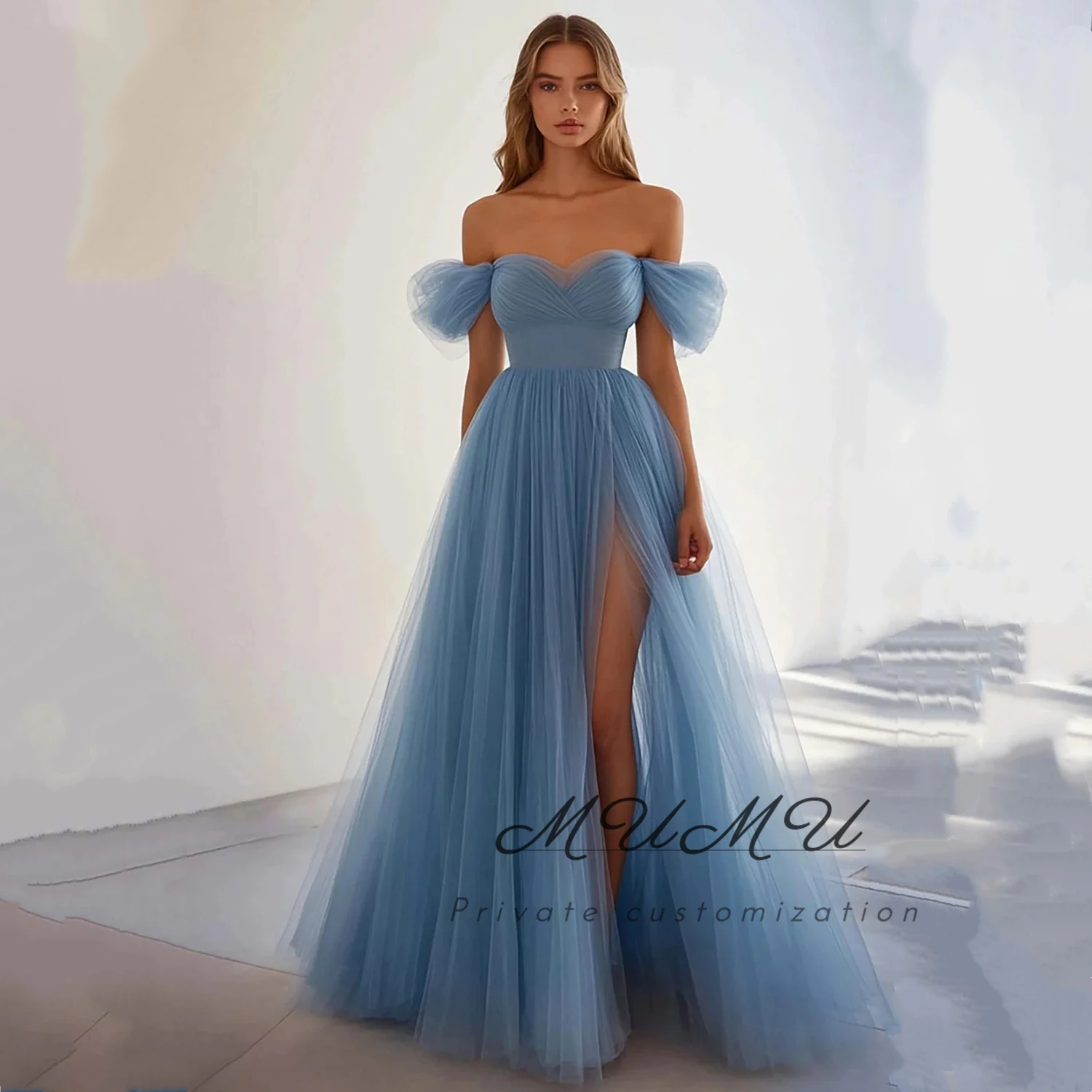

MuMu Customized Платье Вечернее Dresses Gala Women's Evening Dress فساتين سهرة Elegant Party Dresses Sharon Happy Evening Dress