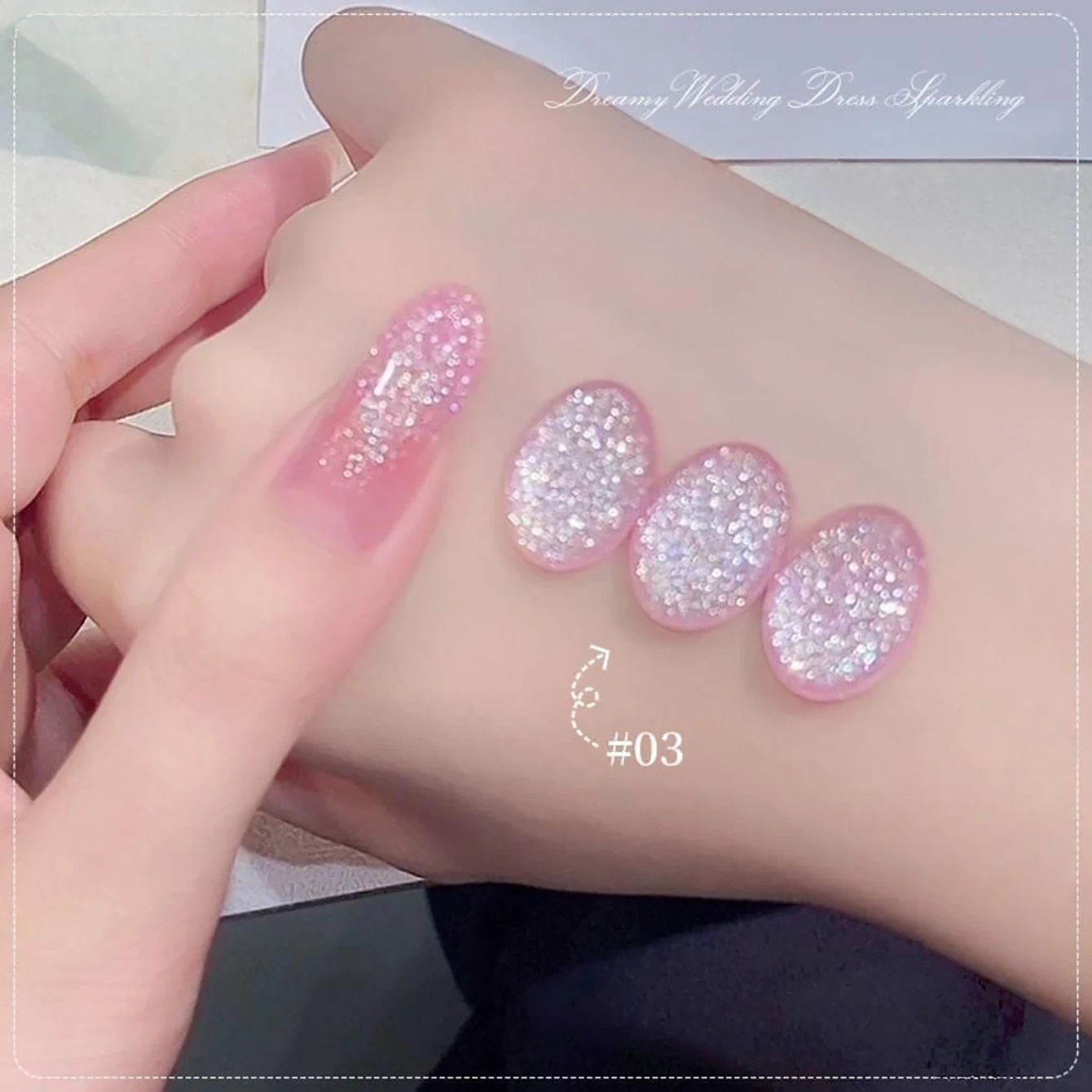 1pcs WS Fine Sparkling Sand Gel Nail Polish Autumn Whitening Popular Fairy Pink Green Blue Glitter Crushed Diamond Nail Art