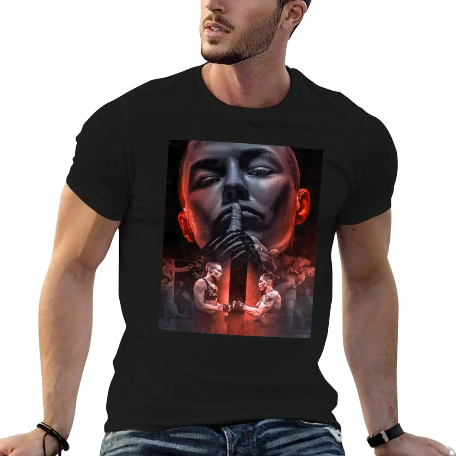 Camiseta Rose Namajunas Vs Jessica Andrade, camisetas personalizadas para hombre, camiseta gráfica divertida, camiseta de algodón para hombre