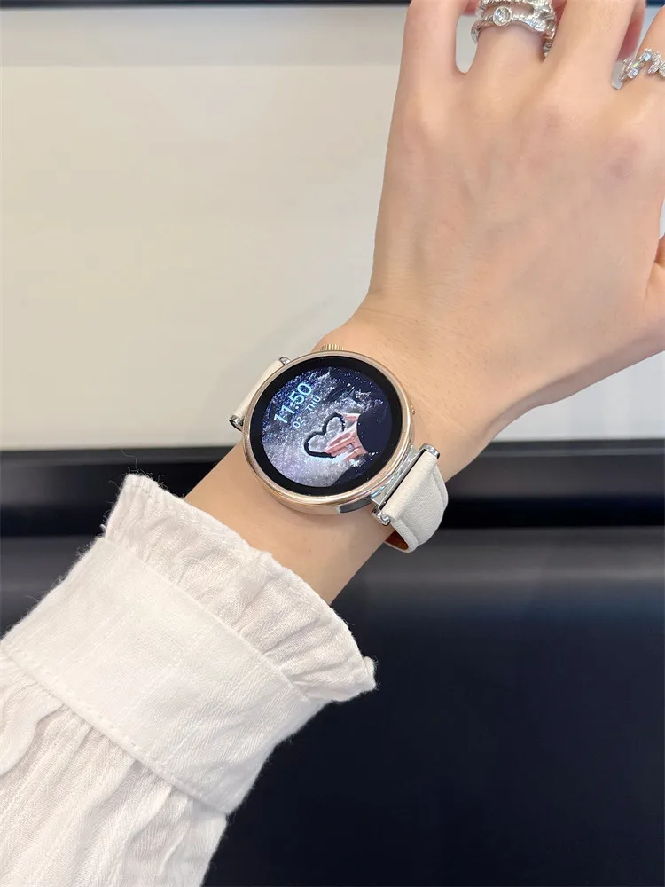 

High quality leather handmade watch straps suitable for HW Watch Fit3/Fit4 and HW Band 8/9/10NFC