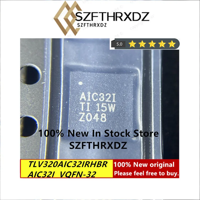 

100% NEW ORIGINAL TLV320AIC32IRHBR VQFN-32 AIC32I VQFN32 LOW POWER STEREO AUDIO CODEC FOR PORTABLE AUDIO/TELEPHONY