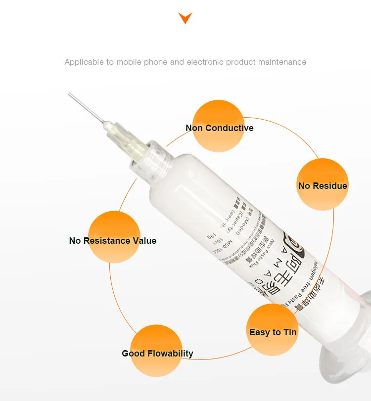 Imagem -03 - Amaoe-limpa Reparação de Pasta de Solda M5010cc Flux de Solda Adequado para Iphone Android Bga Soldagem Kit Ferramenta
