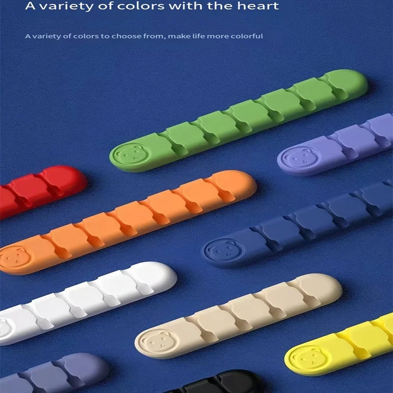 قطعة واحدة من مشابك حامل منظمات الكابلات اللطيفة لإدارة منظمات سلك سطح المكتب والمنزل والمكتب #6