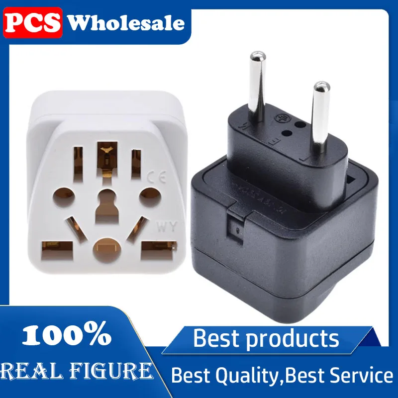 European Regulation 4.0mm two round pin plug conversion multi-function socket panel for EU countries CE certification