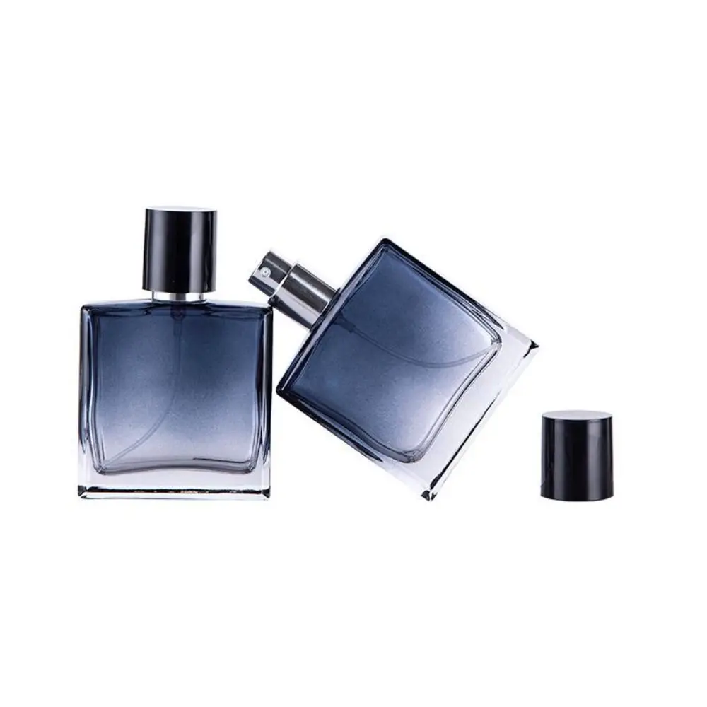 ミニ大容量スクエアボトル空ボトル理髪ガラスアトマイザーモイスチャライザー液体容器ディスペンサー化粧