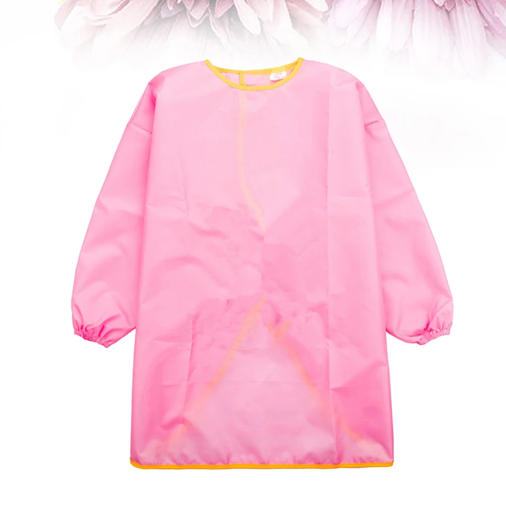 Fartuch malarski do malowania, długi rękaw, regulowany, kombinezon malarski, rozmiar 105-130 cm, różowy