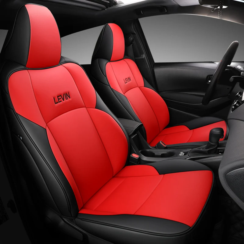 

Custom Full Set Car Seat Covers Fit for Toyota Corolla /Levin 2019 2020 2021 2022 2023 2024 Sedan American version Faux Leather