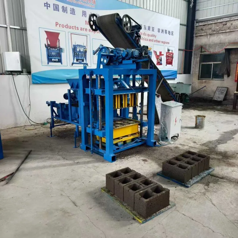 

(Морская доставка, индивидуальная комплектация) Экспортная модель 4-26: полностью автоматическая гидравлическая машина для производства африканских цементных кирпичей.