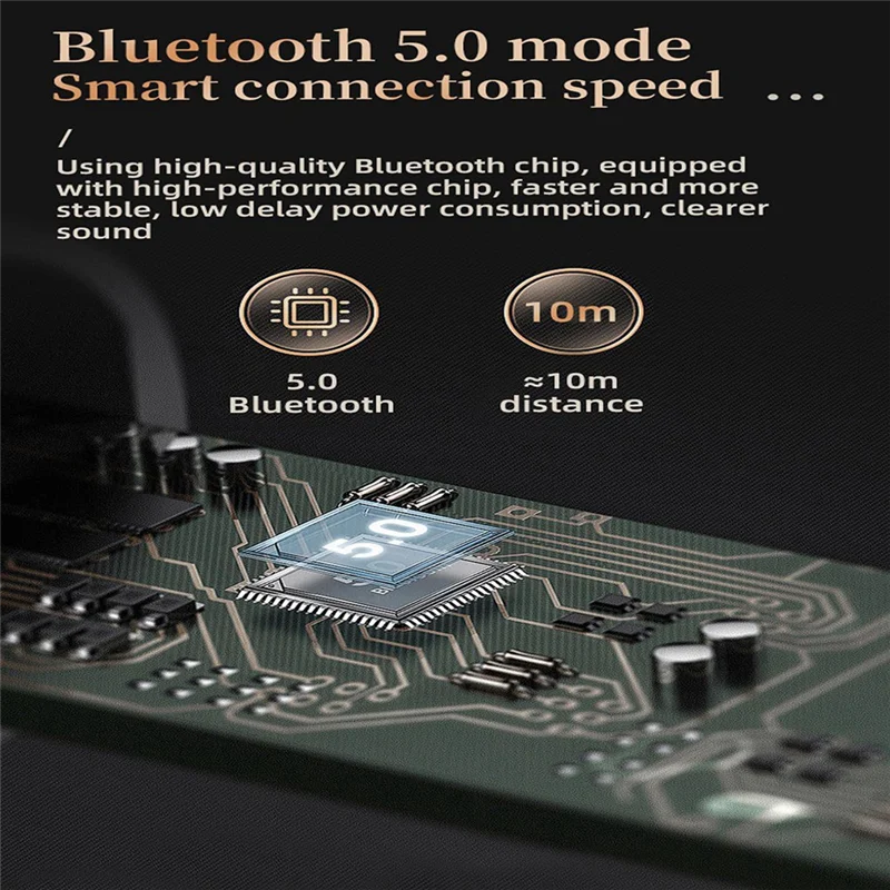 Alto-falante de condução óssea sem fio Bluetooth sob o travesseiro Alto-falante Bluetooth Som de ruído branco para dormir