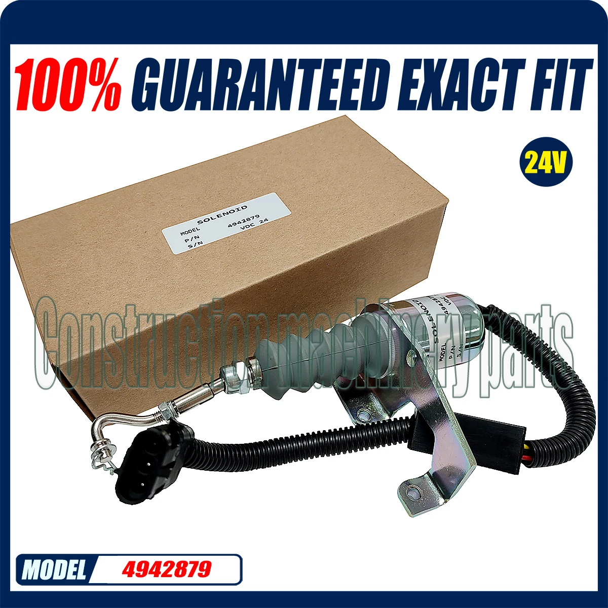 

4942879 24V Fuel Stop Solenoid D59-002-01A For Cummins Excavator