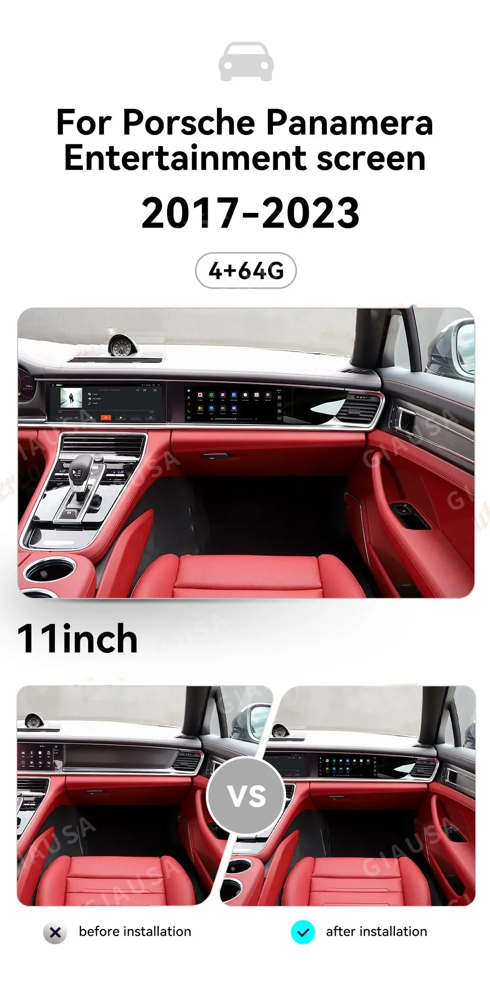 Android для Porsche Panamera 2010-2017 мультимедийный видеоплеер Copilot автомобильный радиоприемник Navi стерео Carplay авто двойной экран головное устройство