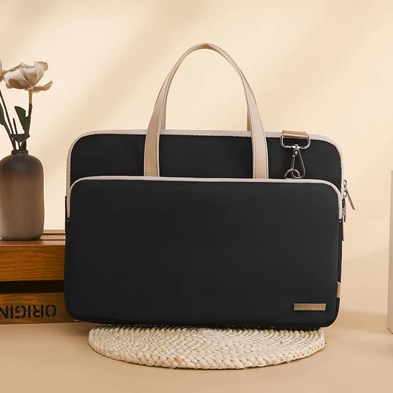Bolsa mensageiro para laptop 13.3,14,15.6,16 polegadas, feminina, bolsa de ombro para macbook, notebook, computador, dell asus, huawei, dropship 705