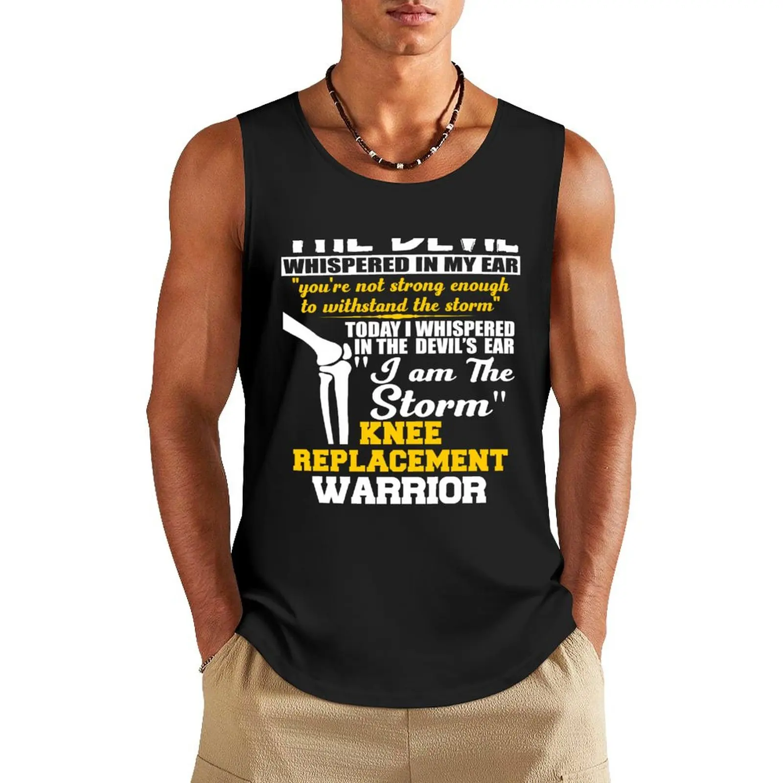 Knee Surgery Shirt I am the Storm Knee Replacement Warrior New Knee Replacement Shirt Join Replacement Shirt Surger Tank Top