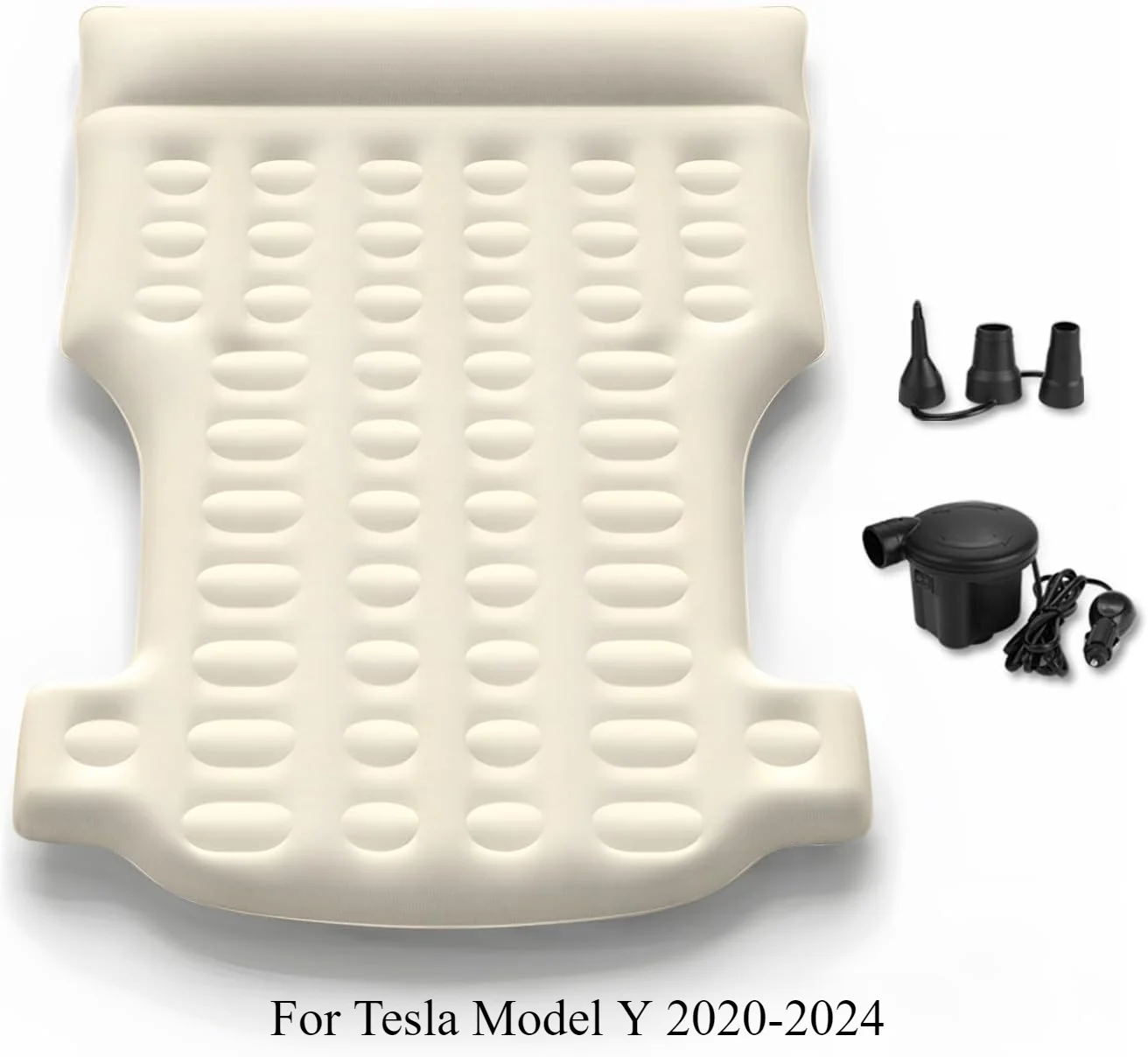 Materasso ad aria da campeggio per baule per Tesla Model Y 2020-2024 Letto da campeggio con pompa ad aria Materasso per materassino portatile da