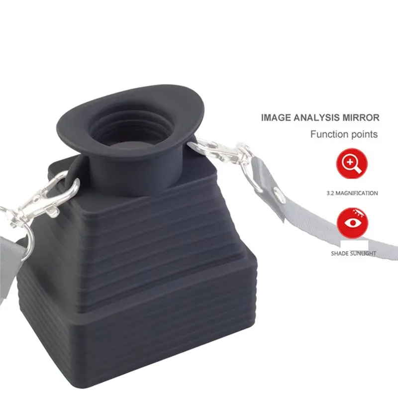 Smart-Magnetic Camera Viewfinder 3X Optical Viewfinder Fit For 3-3.2" LCD DSLR Mirrorless Camera Observation Mirror