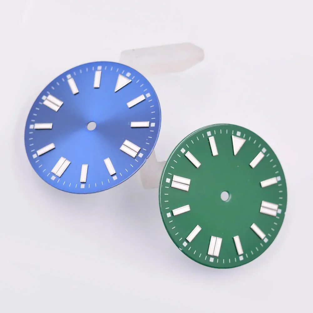 28.5mm / 31mm Luminous Watch Dial Fit NH35 NH36 ETA 2836 2824 Miyota 8205 8215 Movement Sterile dial