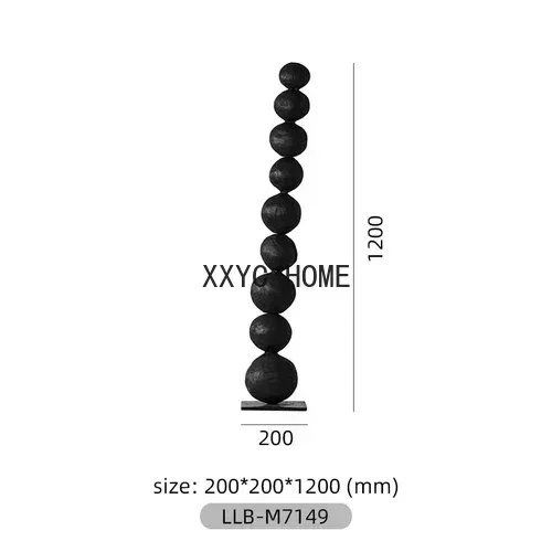 Floor Ornaments Silent Style Hallway Sculpture Home Decoration Wood Carving Big Decorations Living Room Art Device