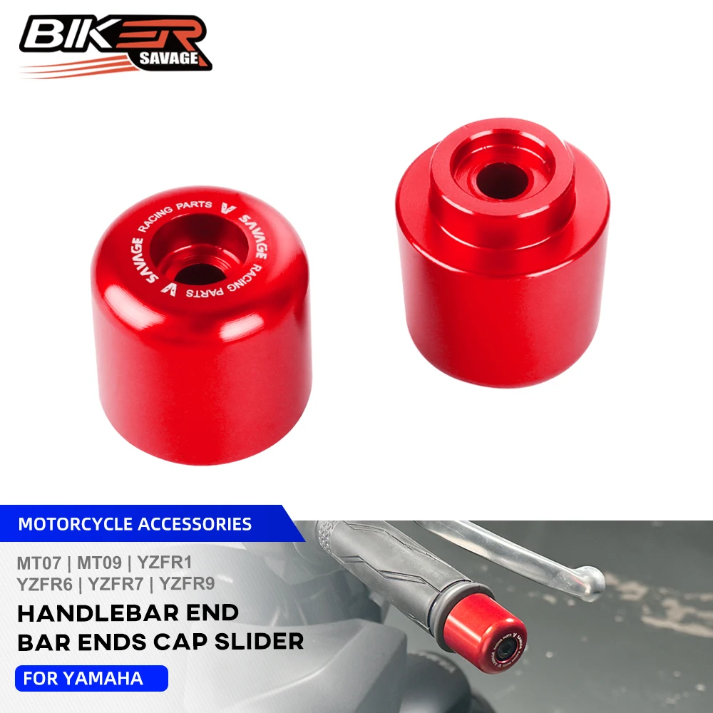 

2026 MT07 Handle Bar End Cap For Yamaha MT 07 09 SP/Y-AMT YZF R1 R6 R7 R9 Motorcycle Handlebar Grip End Weights Plug Slider
