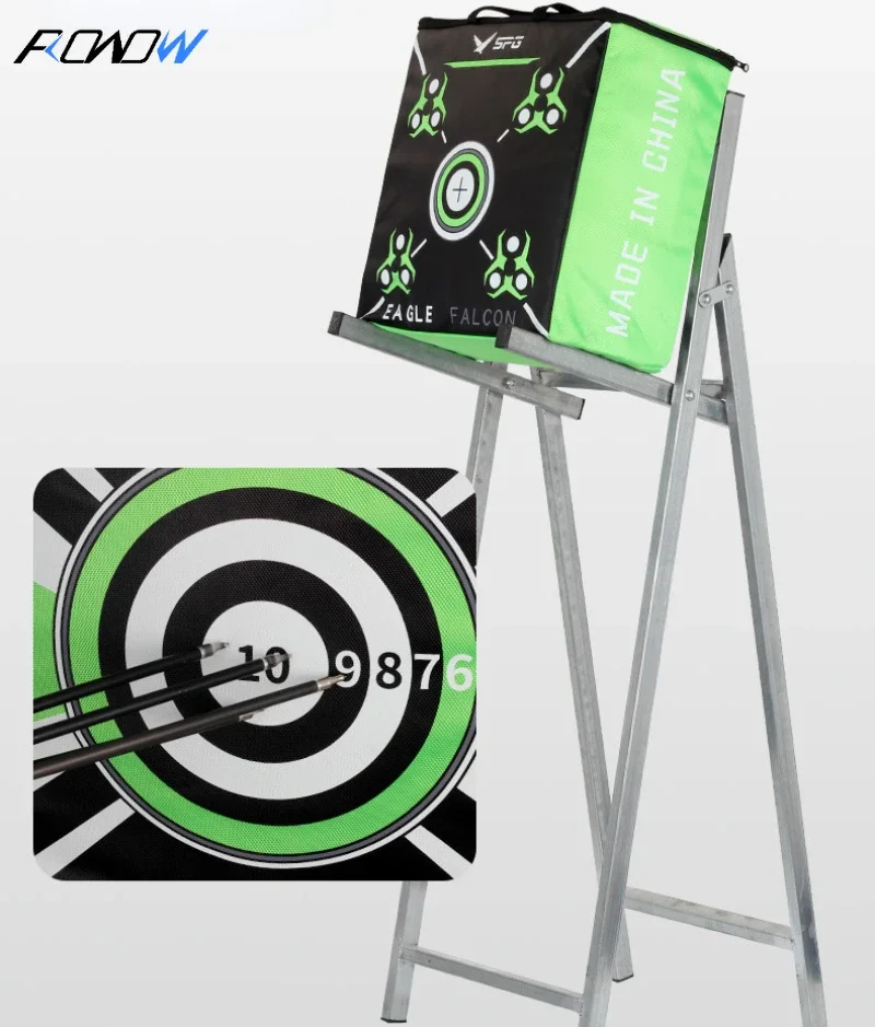 ROWOW Fiber Target 40*40 Traditional Compound Recurve Bow Archery Target Outdoor Competition Expanded