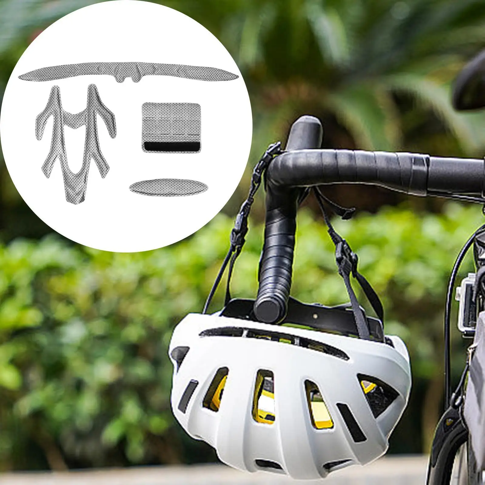

Helmet Inner Padding Replace Protection Soft Insert Reusable Comfortable