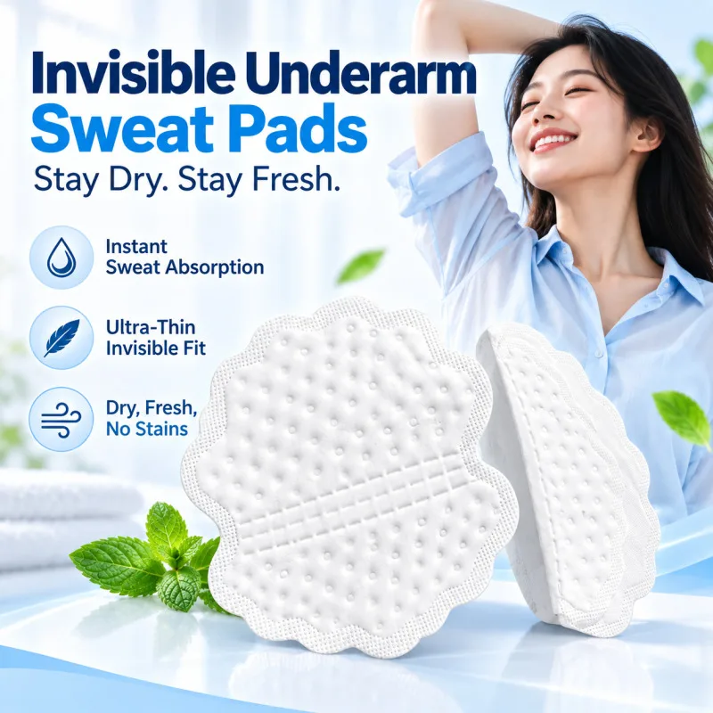 Ultra Thin Invisible Underarm Sweat Pads Collar Hat Brim Anti Sweat Sticker Absorbent Anti Dirty Patches For Summer Daily Use