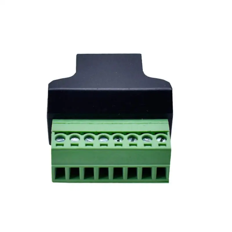 Female to Screw Terminal 8 Pin Connector Ethernet Cable Extender Adapter Computer Related Connection and Connectors