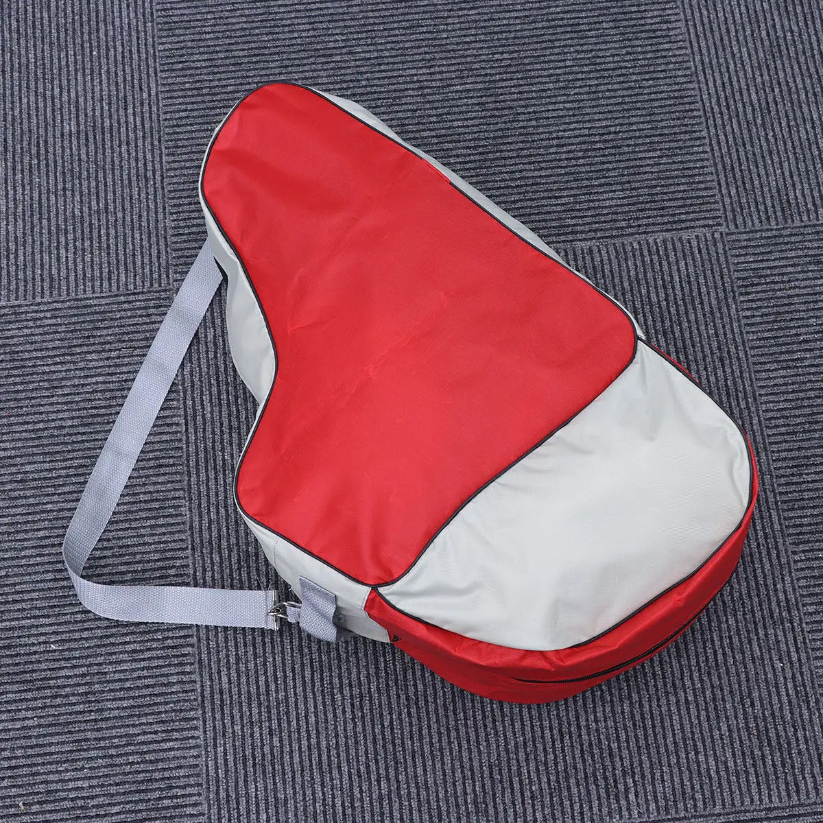 

Oxford Skating Bag Heavy Duty Roller Skate Carry Bag Large Capacity Clean Storage Adjustable Red