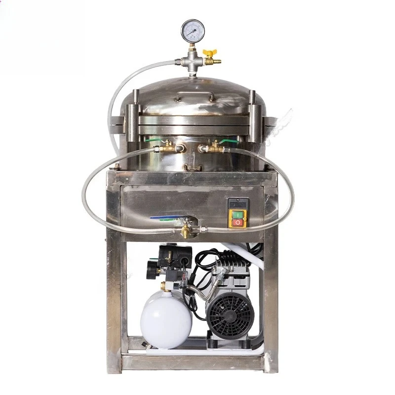 Oil Filter Machine Stainless Steel Portable Vacuum Oil Filter Sunflower Seed Rapeseed Corn Oil Residue Separation Machine