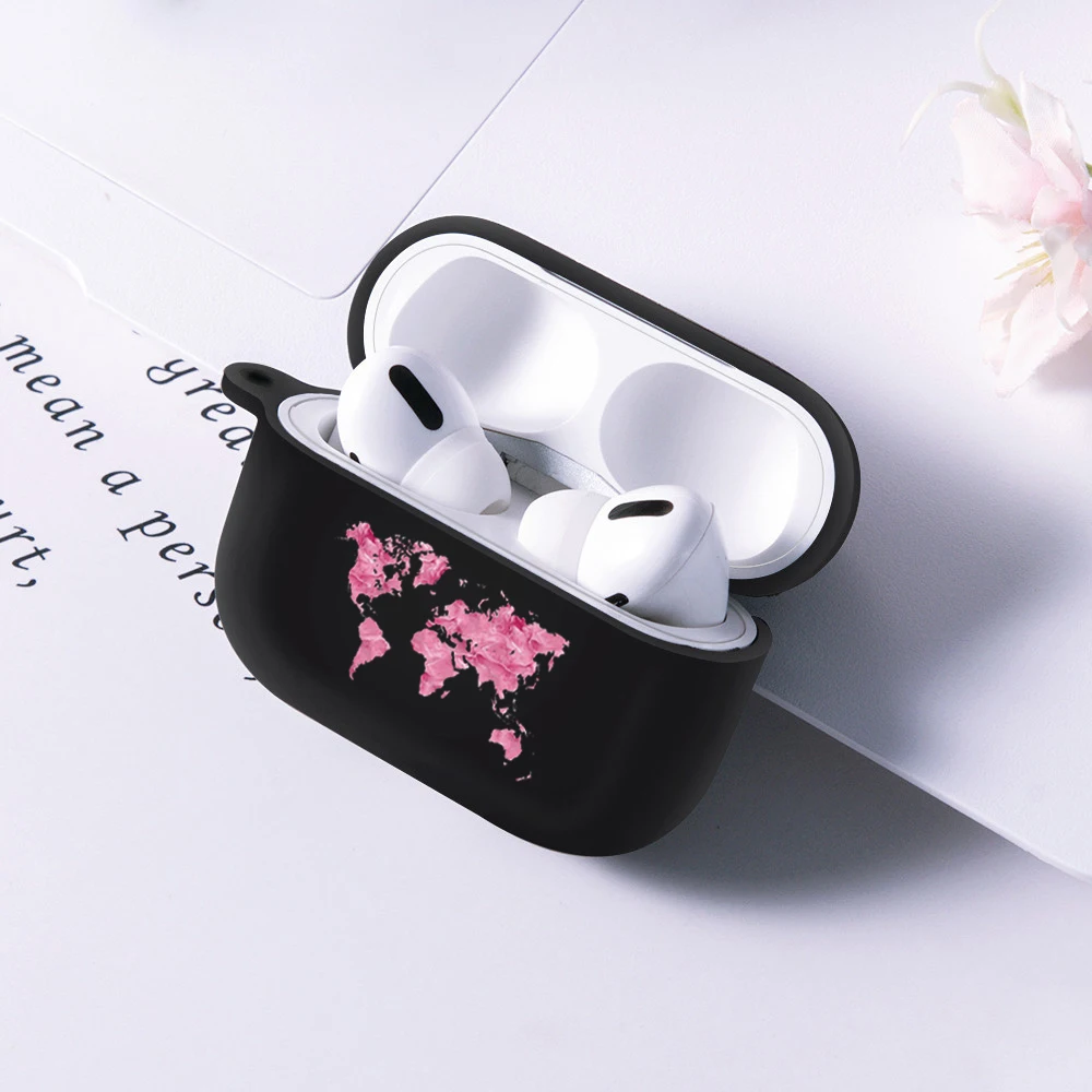 Funda de TPU suave de lujo para AirPods 2 1, caja de auriculares inalámbricos con Bluetooth, funda mate para Airpods Pro 3 Pod