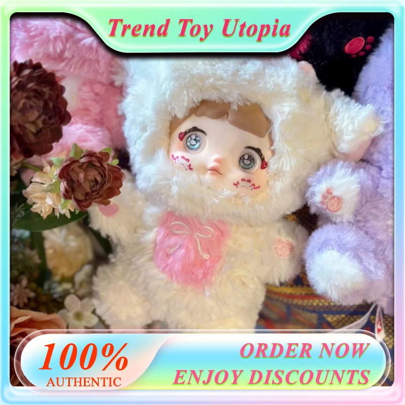 

Authentic Nuomi Nommi Cute Never Close Series Plush Blind Box Handmade Trendy Doll Ornament Female Gift Surprise Opening Box