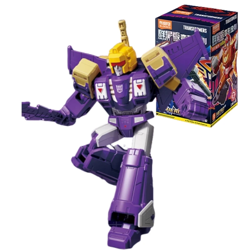 BLOKEES Transformers Star Edition 8-montage bouwstenen UNICRON HEAD Optimus Prime Metroplex mobiel model speelgoed cadeau