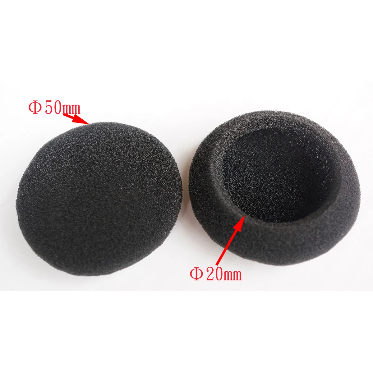 2 pares de esponjas de repuesto para orejeras de mantenimiento para auriculares USB Plantronics Audio 648 (almohadillas para los oídos) para conferencias