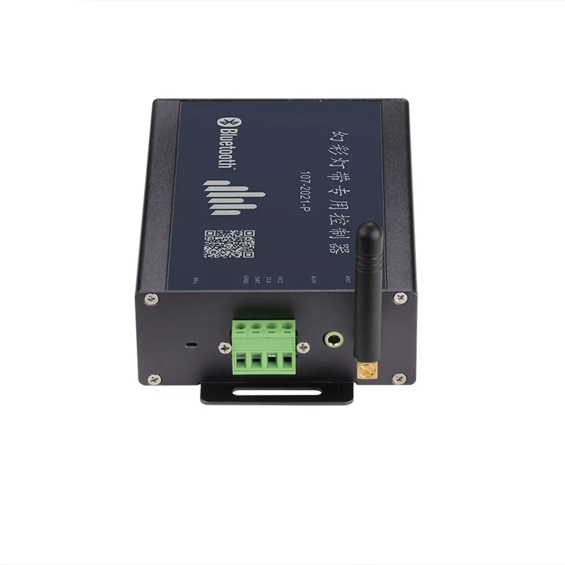 SP107E-M metal shell bluetooth connection app LED chord control, addressable pixel light controller, AC220V power, 960 pixel