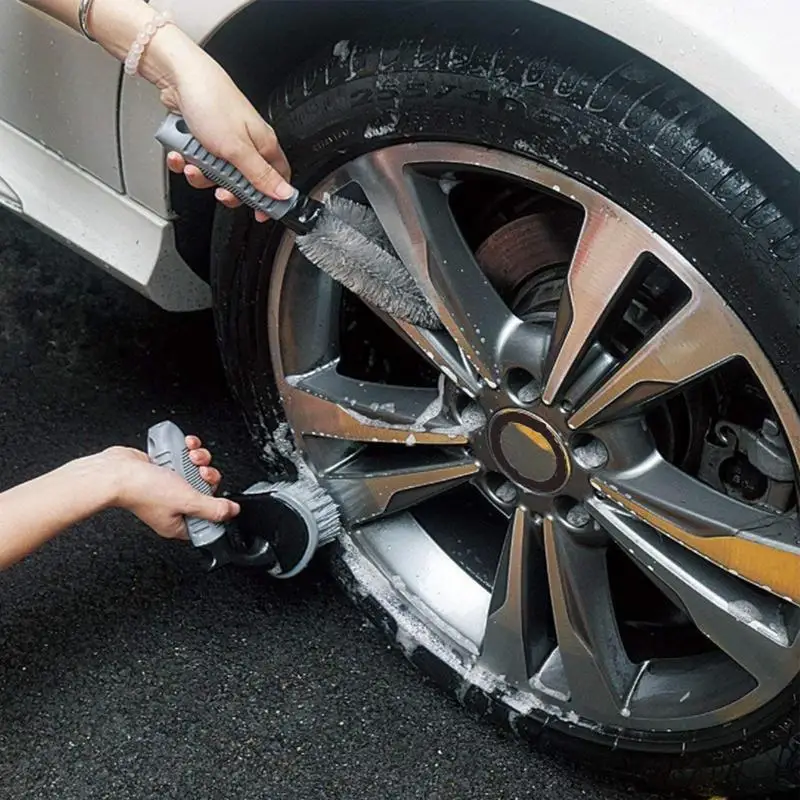 Auto Cleaning Car Wash Brush Vehicle Tire Brush Wheel Hub Brush Cars Detailing Brush Set Detailing Car Products