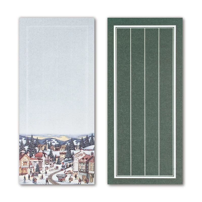 50Sheets/Set Romantic Style Christmas Eve Writing Letter Memos  Paper Card  COLOR MASH