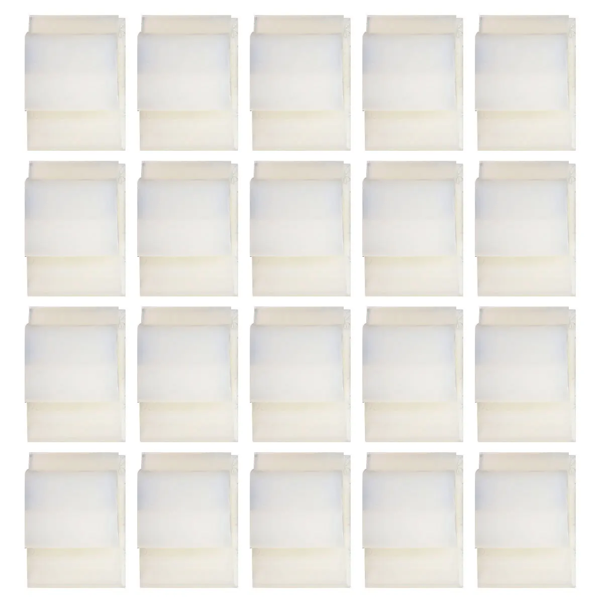

100Pcs Cable Clips Self Adhesive Double-Sided Tape Wire Fixer Cable Management Clamp for Home Office Cord Organizer