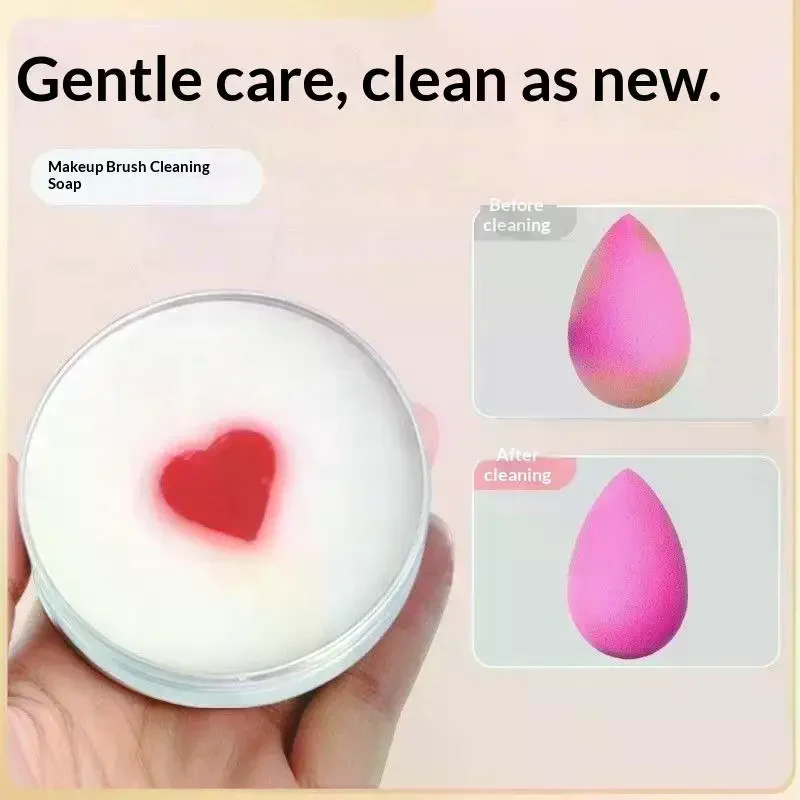 Portable Makeup Brush Cleaner Soap 100g Multi Functional Washing Soap Reusable Travel Cosmetics Beauty Cleaner Tools - view 2