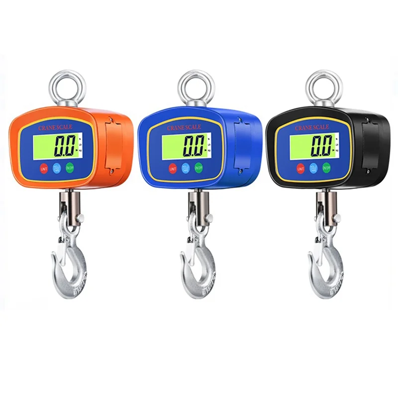 

A08I 1000KG Electronic Hanging Scale Precision Digital Dual LCD Display 1000Kg Crane Scales Industrial Weigher