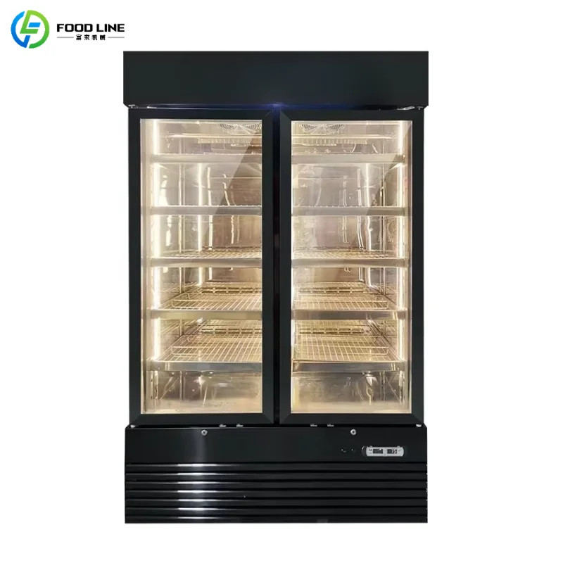 Customized Meat Aging Fridge Catering Special Dry Aging Machine Stable Temp Stainless Steel Commercial Dry Aging Cabinet