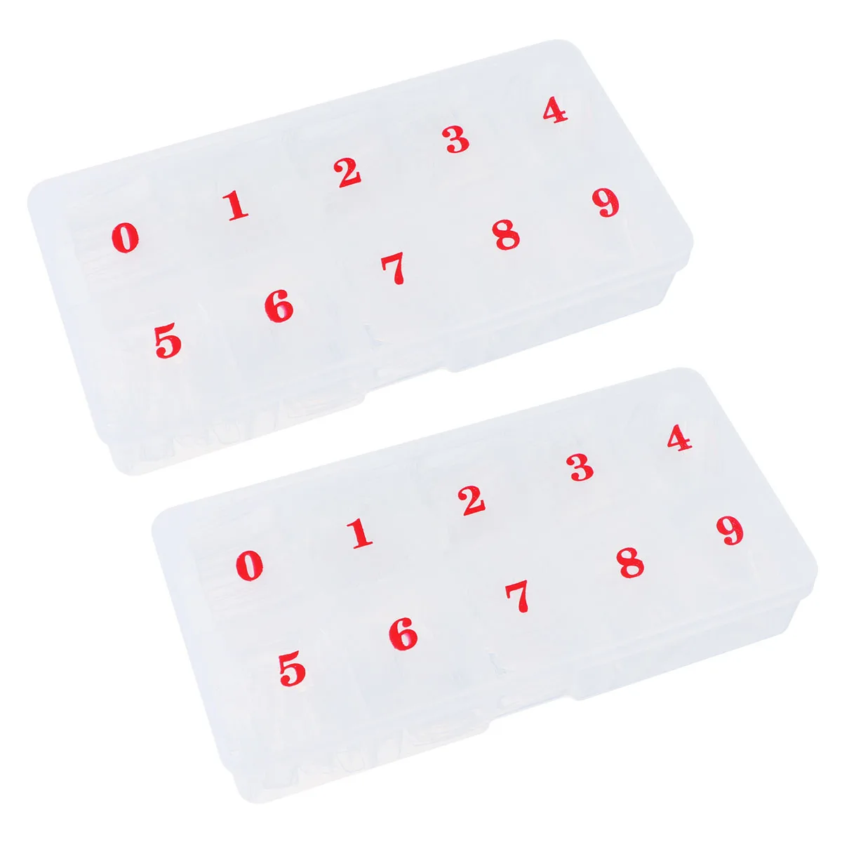 

1000pcs Tablet Durable DIY Nail Art Removable Nails Gifts Square Tips Fake Nail Tablet Accessories Manicure Tool